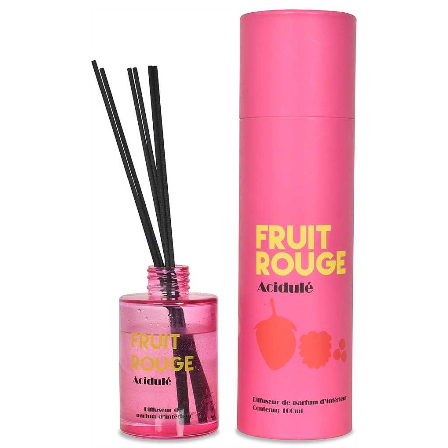 Poumpilata Diffuseur Arty Fruit Rouge100Ml (Avec Sticks)