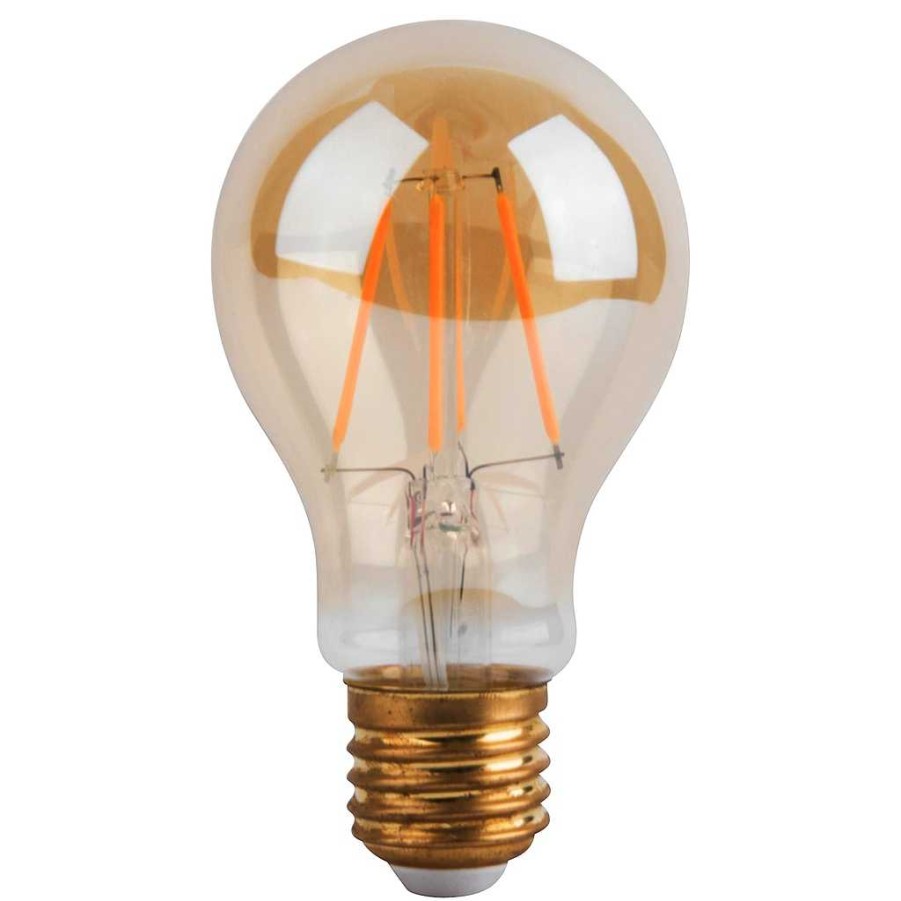 Poumpilata Ampoule Led Classique 8W E27 Ambre D6 H10,5Cm Dimmable