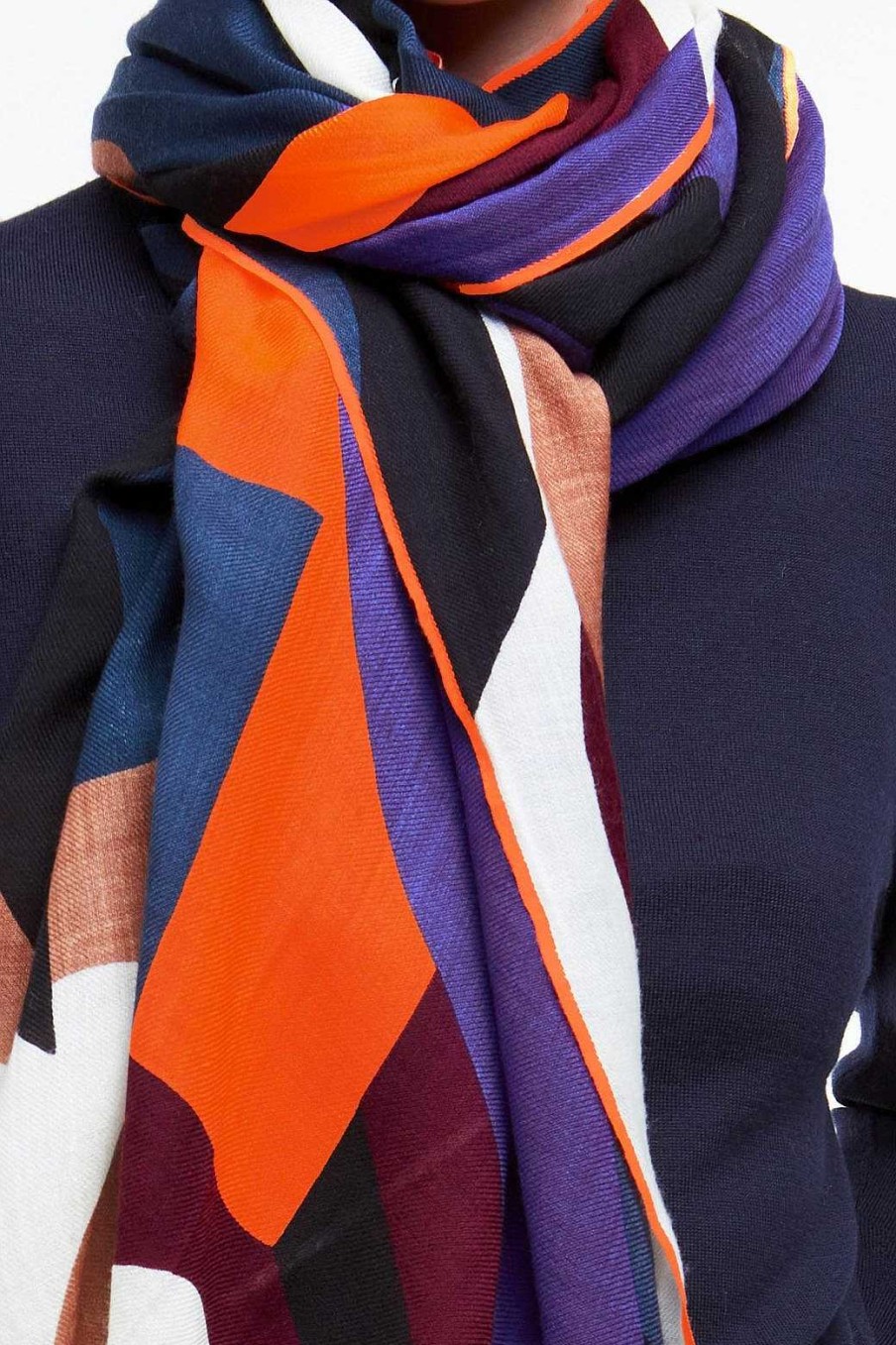 Poumpilata Foulard Envol E Orange Mapoesie