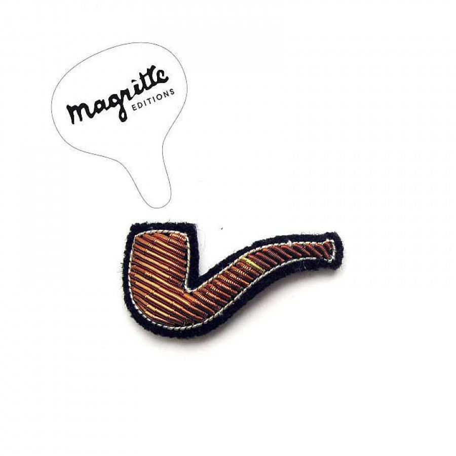 Poumpilata Broche Magritte Pipe